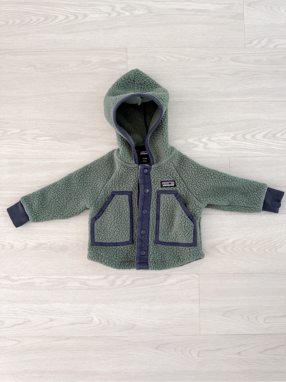 patagonia retro pile jacket, baby